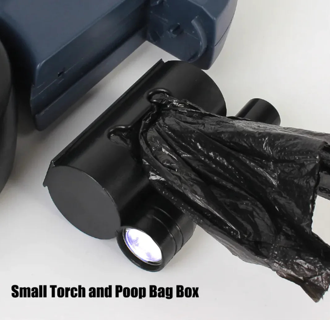 Dual Retractable Dog Leash with Lights